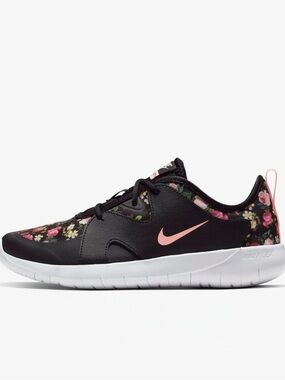 Nike Women’s Black & Pink Floral Athletic Sneakers